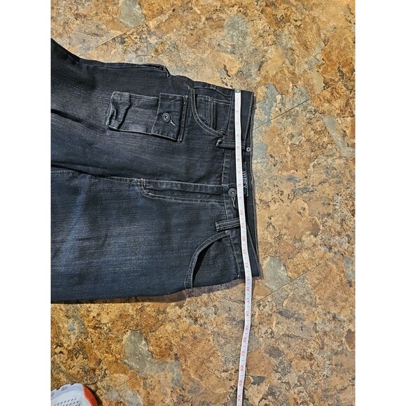 Vintage Y2K Avirex Jeans Baggy‎ Dark Wash Southpole Vibe 30x30.5 Wide Leg (A254) - Picture 5 of 10